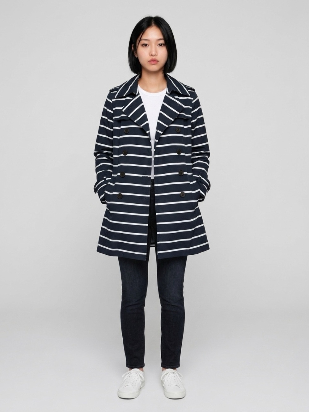 Banana Republic Double Breasted Rain Trenchcoat